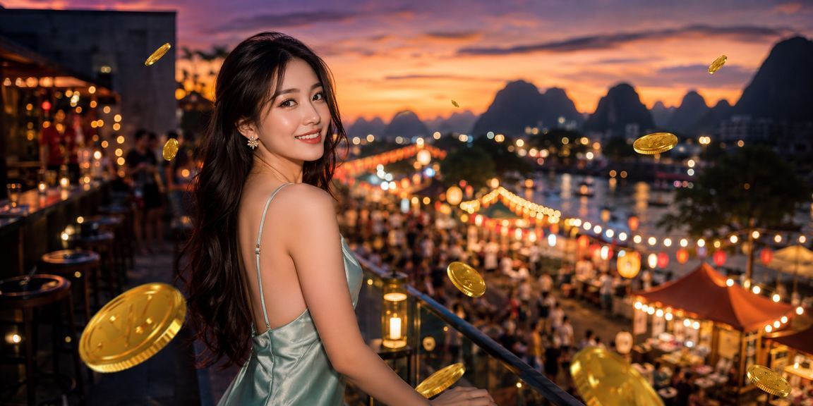 Người dùng trải nghiệm cá cược trực tuyến tại không gian chợ đêm Ninh Bình đặc sắc
